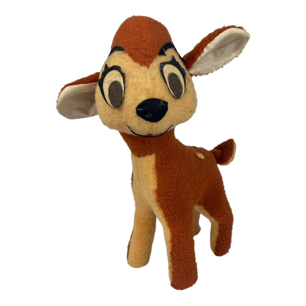 Vintage California Stuffed Toys - Walt Disney Plush Bambi No Tags 1970's Read!